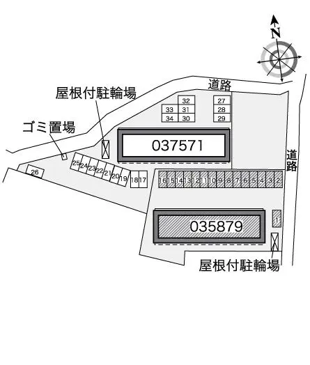 ★手数料０円★豊橋市牛川町 月極駐車場